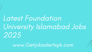 Latest Foundation University Islamabad Jobs 2025