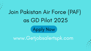 Join Pakistan Air Force (PAF) as GD Pilot 2025